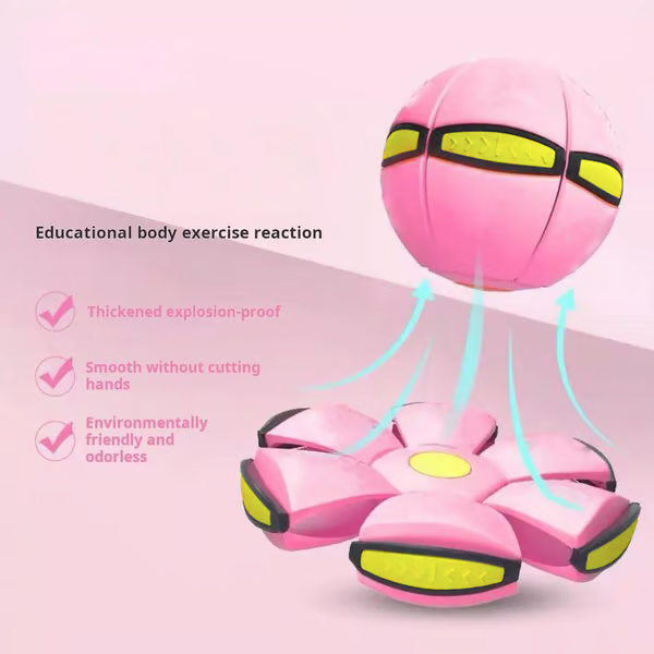 Children's bouncing ball, Magic Bouncy Ball, Magic Flying Saucer, Parent-child interaction  – Fun for Kids, Pets & Families